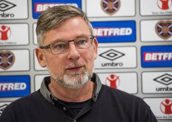 Hearts manager Craig Levein talks to the media ahead of his side's Betfred Cup semi-final against Celtic. Picture: Gary Hutchison/SNS