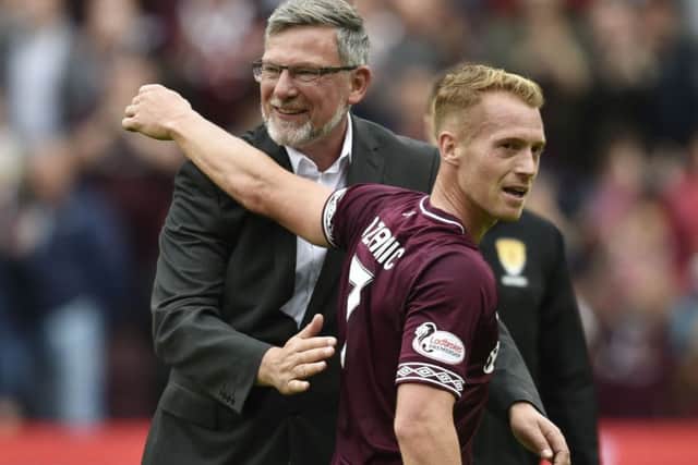 Craig Levein and Ollie Bozanic have belief in their ability to reach the Betfred Cup final. Photograph: Rob Casey