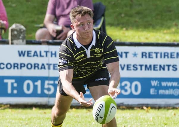 Murdo McAndrew was among the try-scorers for Melrose. Picture: SNS