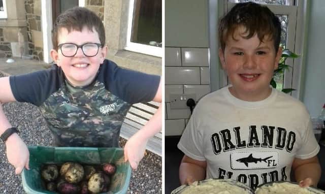 Police are hunting two young brothers missing in Dundee.