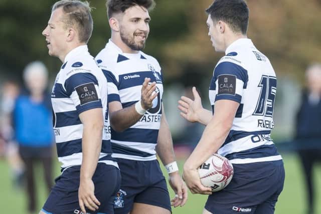 Ross Jones, right, and Craig Robertson of Heriot's. Picture: SNS