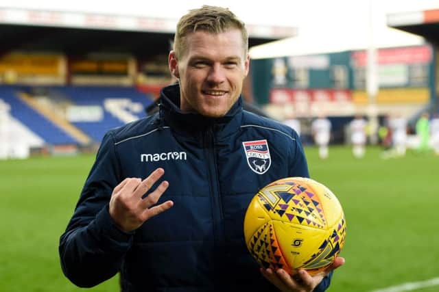 Ross County's hat-trick hero Billy Mckay. Picture: SNS