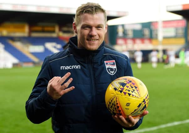 Ross County's hat-trick hero Billy Mckay. Picture: SNS