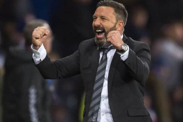 Derek McInnes is confident Aberdeen can upset the odds in the final. Picture: SNS.
