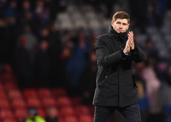 Steven Gerrard: Ready to wield the axe at Ibrox. Picture: SNS Group