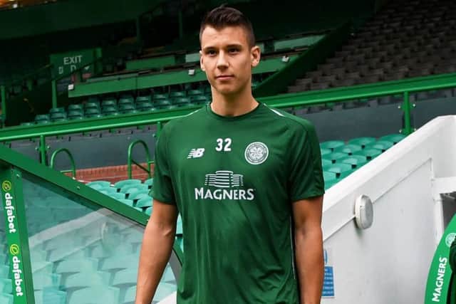 Filip Benkovic joined Leicester in the summer from Dinamo Zagreb before moving to Celtic on a season-long loan. Picture: SNS Group