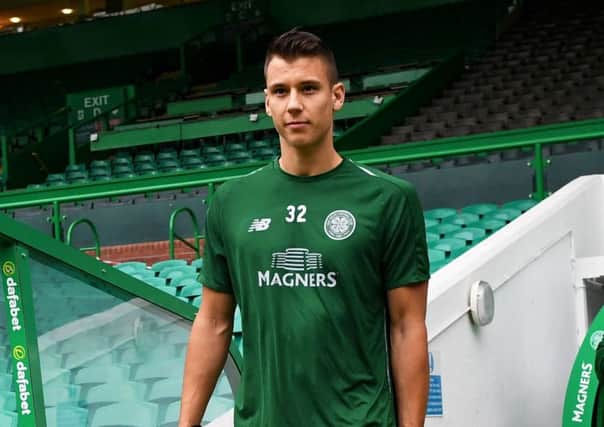 Filip Benkovic joined Leicester in the summer from Dinamo Zagreb before moving to Celtic on a season-long loan. Picture: SNS Group