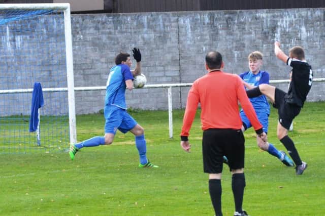 Kennoway Star Hearts captain Doig opens the scoring against Forfar West End