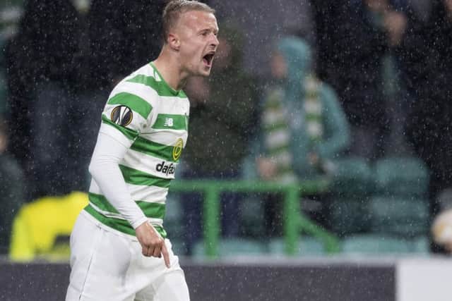 Leigh Griffiths "liked" several tweets poking fun at Hearts striker and national team colleague Steven Naismith. Picture: SNS Group