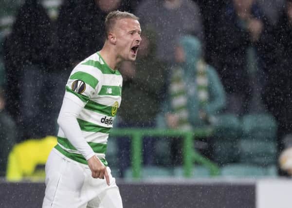 Leigh Griffiths "liked" several tweets poking fun at Hearts striker and national team colleague Steven Naismith. Picture: SNS Group