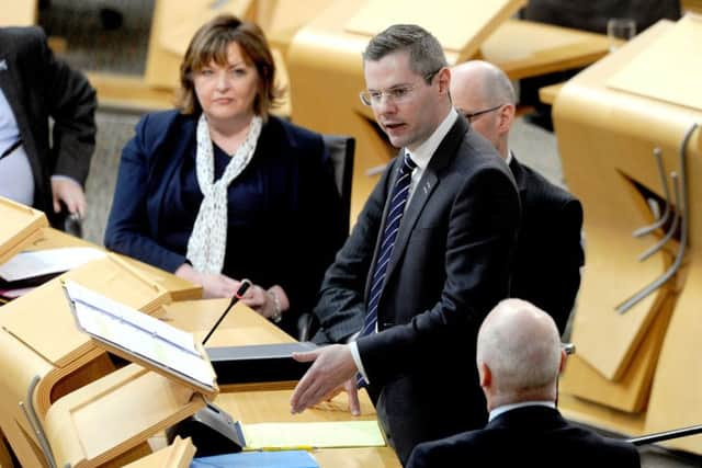 Derek Mackay will present his budget next month. Picture: Lisa Ferguson