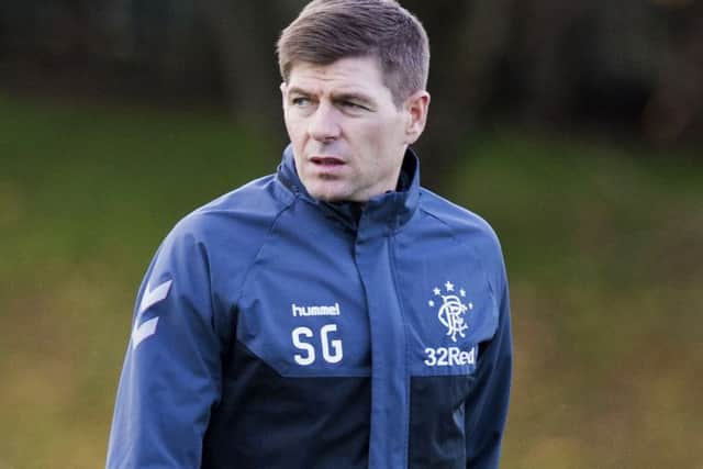 Steven Gerrard is looking for his players to react to their Betfred Cup exit and defeat Kilmarnock. Picture: SNS Group