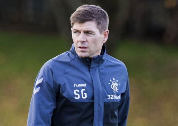 Steven Gerrard is looking for his players to react to their Betfred Cup exit and defeat Kilmarnock. Picture: SNS Group