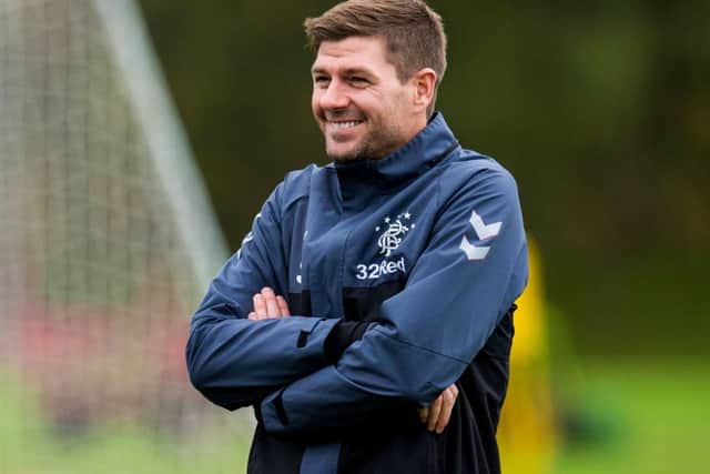 Steven Gerrard is looking to strike a deal for an attacker in January. Picture: SNS Group