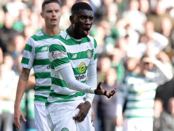 Steven MacLean appeared to grab Celtic midfielder Eboue Kouassi's private parts during a scuffle (Photo: Getty)