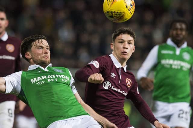 Lewis Stevenson and Anthony McDonald could meet again on Wednesday night. Picture: SNS Group