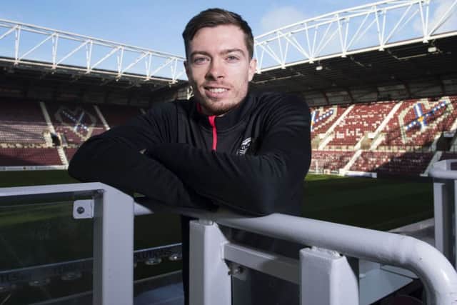 Craig Wighton scored the goal for Dundee which relegated rivals United. Now he hopes to sink Hibs derby hopes at Tynecastle. Picture: SNS.