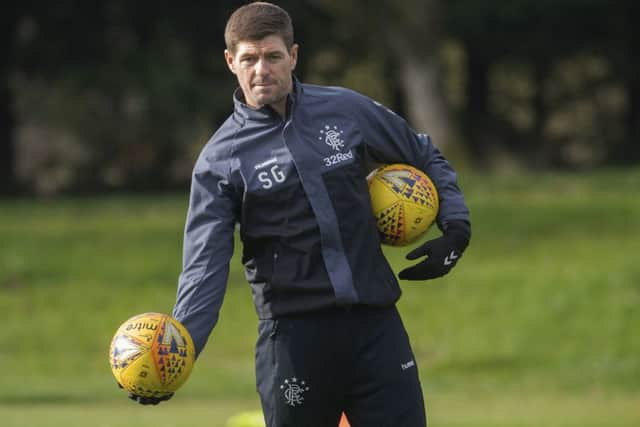 Steven Gerrard wants an immediate response from his players following their Betfred Cup semi-final defeat. Picture: SNS