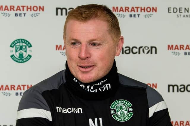 Hibernian manager Neil Lennon. Picture: SNS