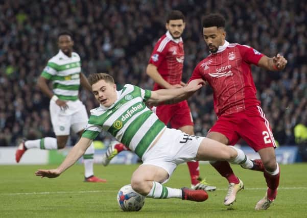 Aberdeen and Celtic will meet in the Betfred Cup final on 2 December in a repeat of the 2016-17 final. Picture: Craig Foy/SNS