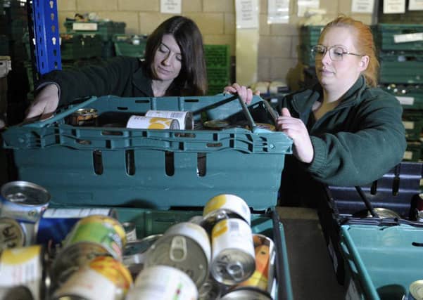 Foodbank use has increased due to benefits delays.