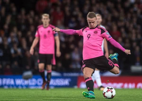 Leigh Griffiths is struggling to be fit for Scotland's November double header. Picture: John Devlin