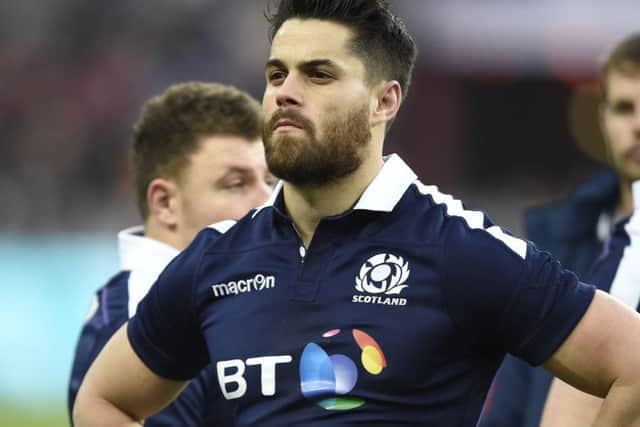 Sean Maitland has been nominated for his try against England. Picture: Ian Rutherford