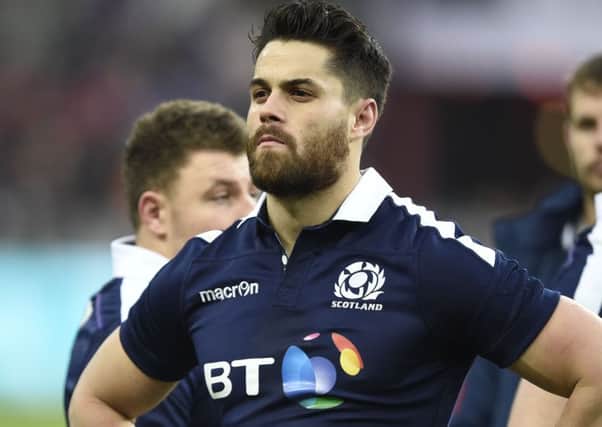 Sean Maitland has been nominated for his try against England. Picture: Ian Rutherford