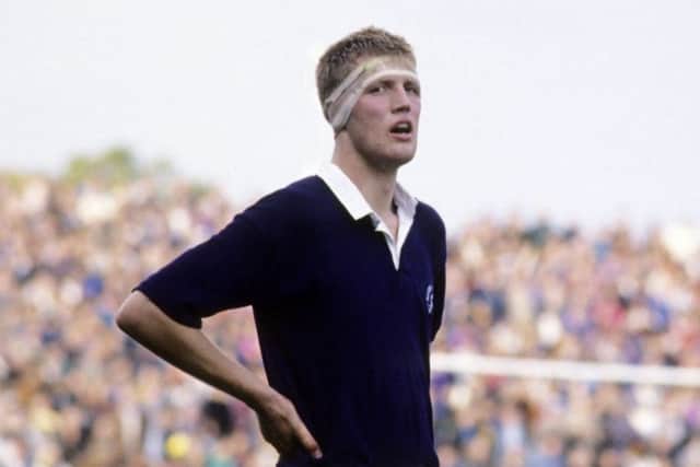 Doddie Weir playing for Scotland at the 1991 World Cup. Picture: Gareth R Reid
