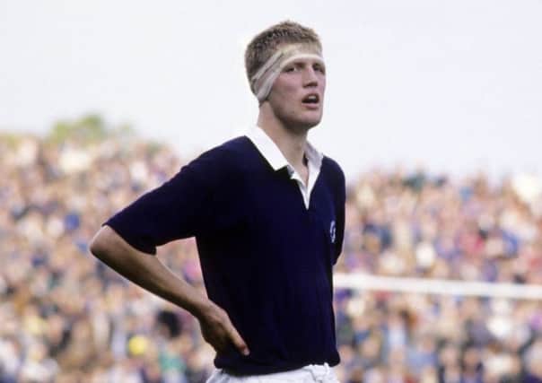 Doddie Weir playing for Scotland at the 1991 World Cup. Picture: Gareth R Reid