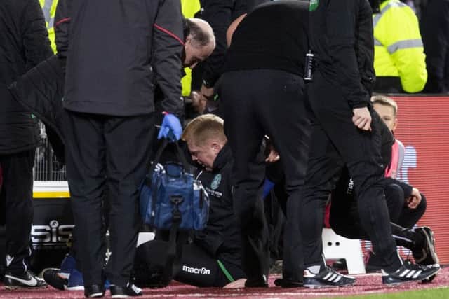 Lennon after the incident. Picture: SNS