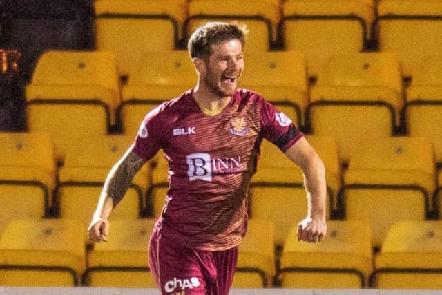 Livingston's
Matthew Kennedy celebrates his goal. Picture: Ian Georgeson/SNS