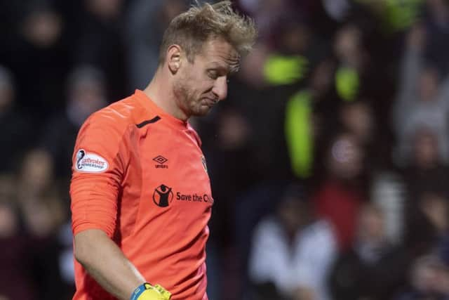 Hearts goalkeeper Zdenek Zlamal. Picture: SNS