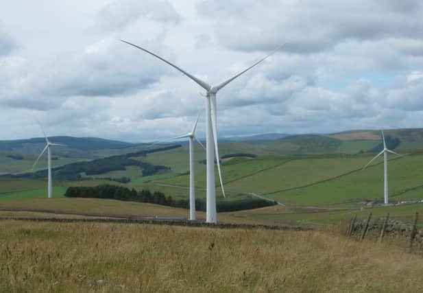 EDF Energys Long Park wind farm in the Scottish Borders. Picture: Contributed