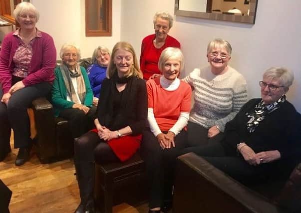 The Bute Highland Games catering team l-r:- Mhairi Hunter, Ishbel Parry, Nancy Gourlay, Kim Parry, Helen MacLeod, Marj Bulloch, Margaret McFie, Muriel Crichton