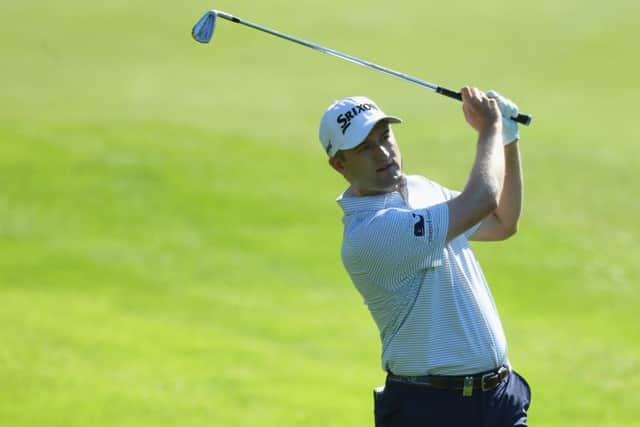 Russell Knox on the way to a one-under par 70 on the first day of the Turkish Open. Picture: Getty