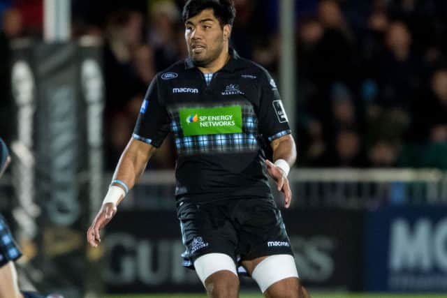 Tevita Tameilau, whose potential has excited coach Dave Rennie, will make his first Glasgow start. Picture: SNS/SRU