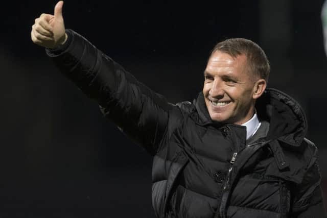 Brendan Rodgers has been named Manager of the Month for October. Picture: SNS