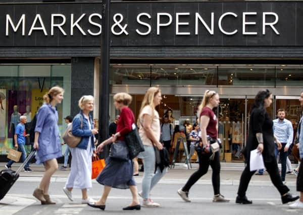 Slipping sales will reflect the impact of a five-year restructuring programme at Marks & Spencer. Picture: Tolga Akmen/Getty Images