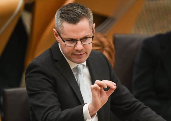 Derek Mackay raised the higher rate by a penny last December. Picture: Jeff J Mitchell/Getty
