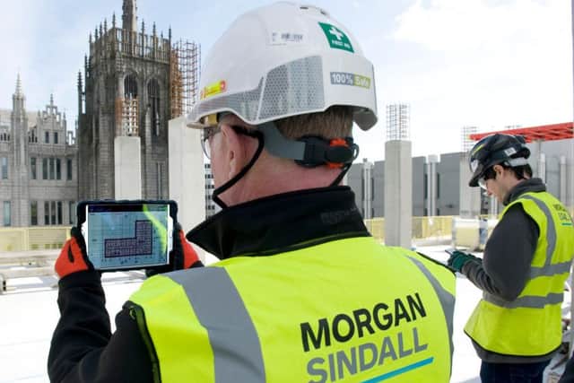 Business is booming at Morgan Sindall Construction Scotland.