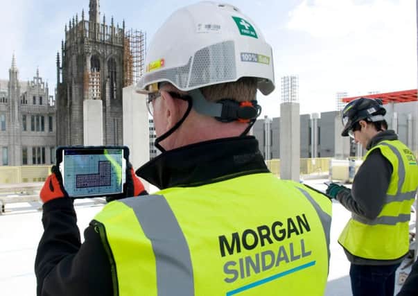 Business is booming at Morgan Sindall Construction Scotland.