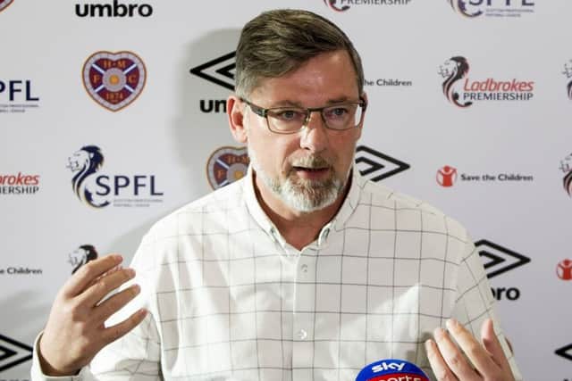 Hearts manager Craig Levein. Picture: Bruce White/SNS