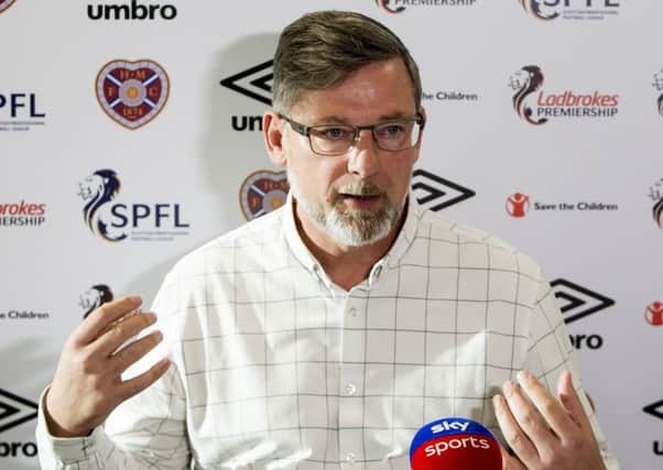 Hearts manager Craig Levein. Picture: Bruce White/SNS