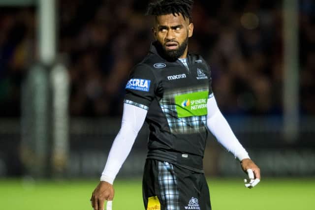 Niko Matawalu took advantage of a kind bounce to complete his hat-trick. Picture: SNS/SRU.