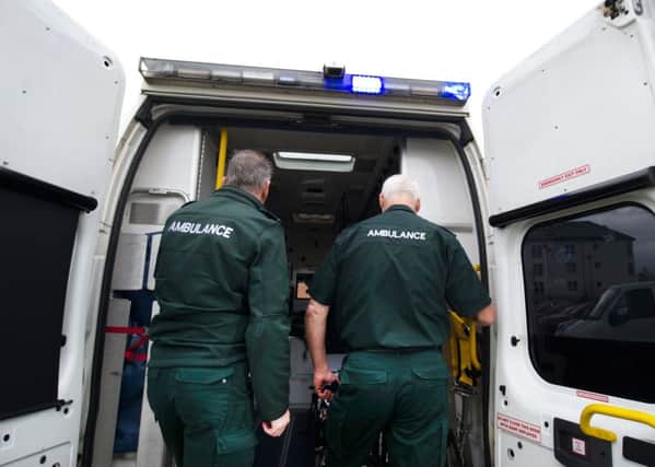 Stock image. An ambulance was robbed while on a call in Edinburgh. Picture: John Devlin