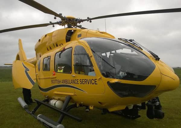 Mr Godfrey was transferred to Western Isles Hospital by air ambulance. Picture: Staintonm/Flickr