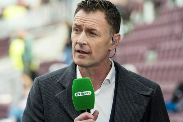 Chris Sutton used Rangers to poke fun at Robbie Savage. Picture: SNS/Alan Harvey