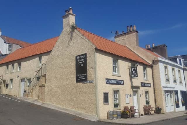 The building also houses a pub and cafe.