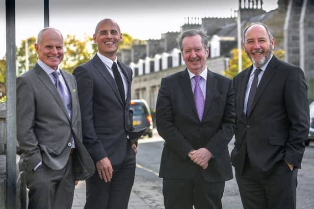 Maxwell Drummond's board of directors (left to right): Phil Smith, Craig Finnie, Andrew MacDonald and Andrew Burton. Picture: Contributed